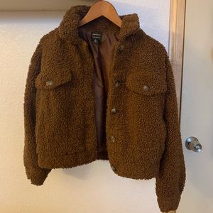 Brown Teddy Shearling Jacket